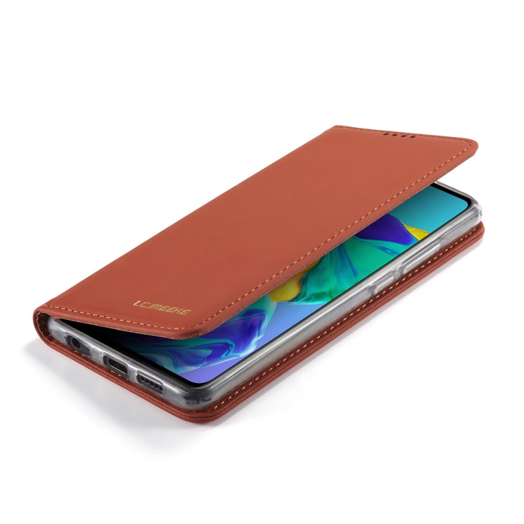 For Huawei P30 LC.IMEEKE LC-002 Series Skin Hand Feeling PU + TPU Horizontal Flip Leather Case with Holder & Card Slot & Wallet