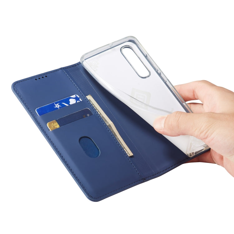 For Huawei P30 LC.IMEEKE LC-002 Series Skin Hand Feeling PU + TPU Horizontal Flip Leather Case with Holder & Card Slot & Wallet