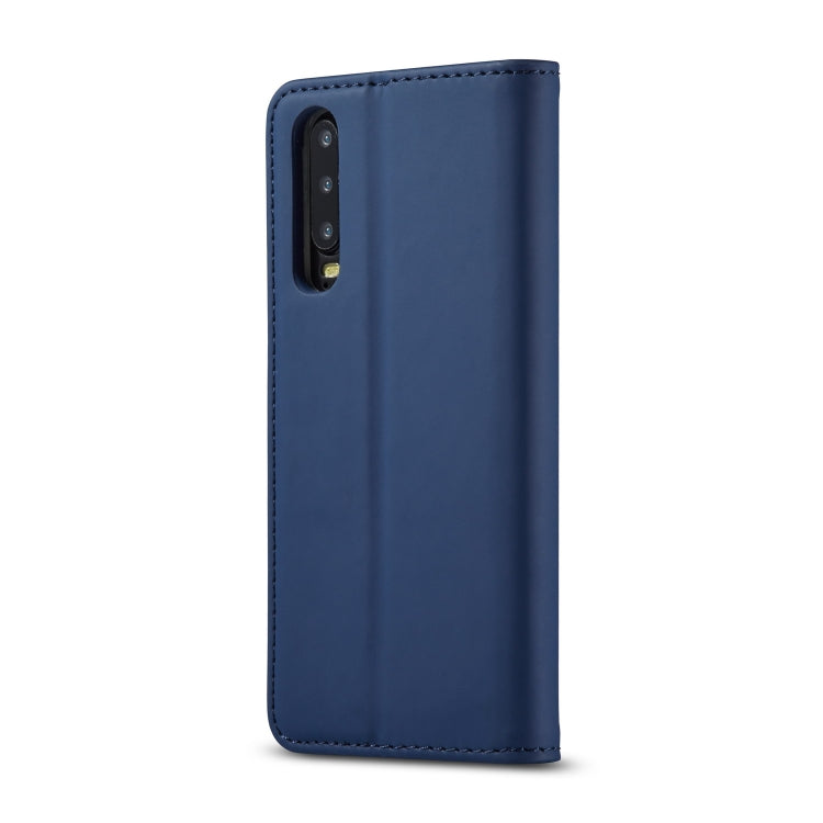 For Huawei P30 LC.IMEEKE LC-002 Series Skin Hand Feeling PU + TPU Horizontal Flip Leather Case with Holder & Card Slot & Wallet