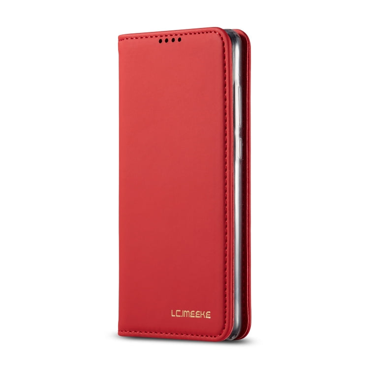 For Huawei P30 LC.IMEEKE LC-002 Series Skin Hand Feeling PU + TPU Horizontal Flip Leather Case with Holder & Card Slot & Wallet