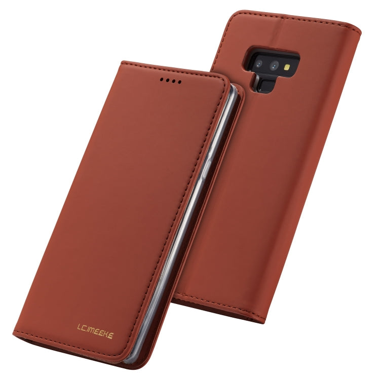 For Galaxy Note9 LC.IMEEKE LC-002 Series Skin Hand Feeling PU + TPU Horizontal Flip Leather Case with Holder & Card Slot & Wallet