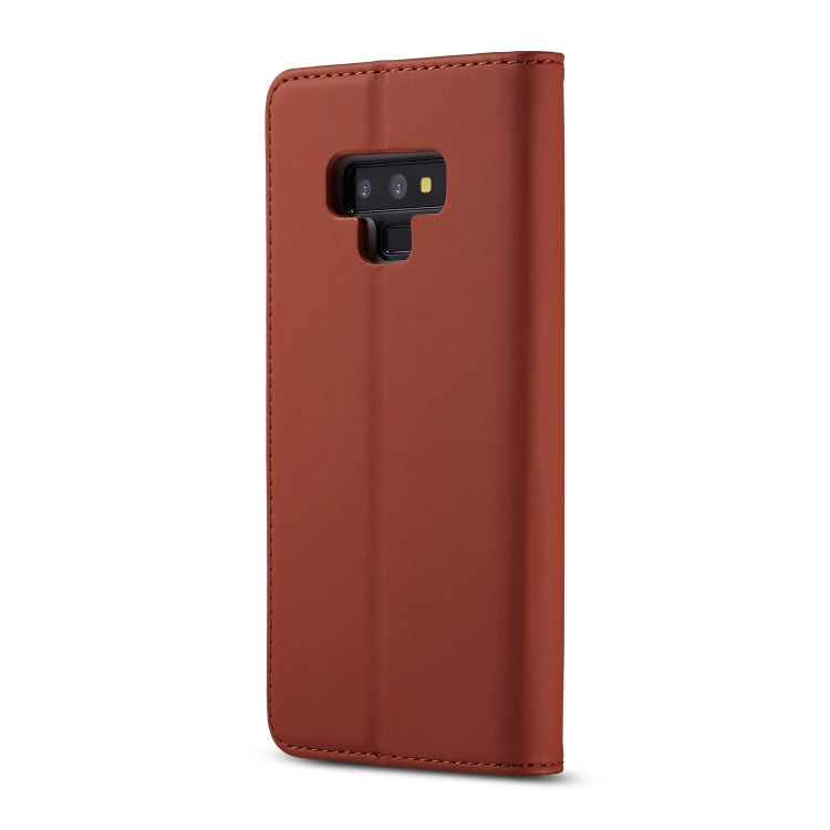 For Galaxy Note9 LC.IMEEKE LC-002 Series Skin Hand Feeling PU + TPU Horizontal Flip Leather Case with Holder & Card Slot & Wallet