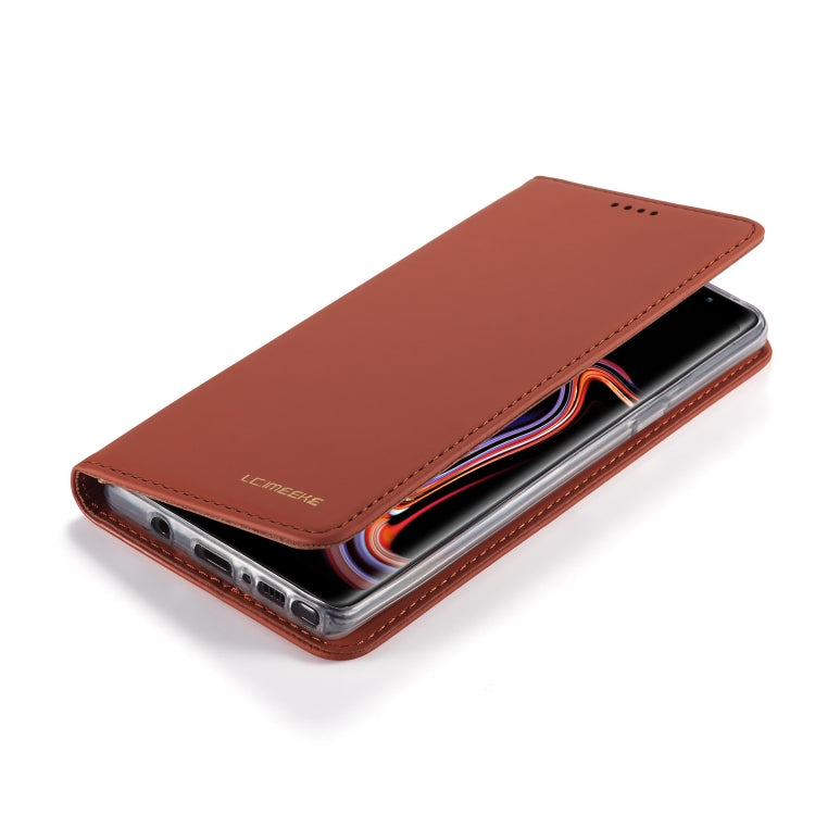 For Galaxy Note9 LC.IMEEKE LC-002 Series Skin Hand Feeling PU + TPU Horizontal Flip Leather Case with Holder & Card Slot & Wallet