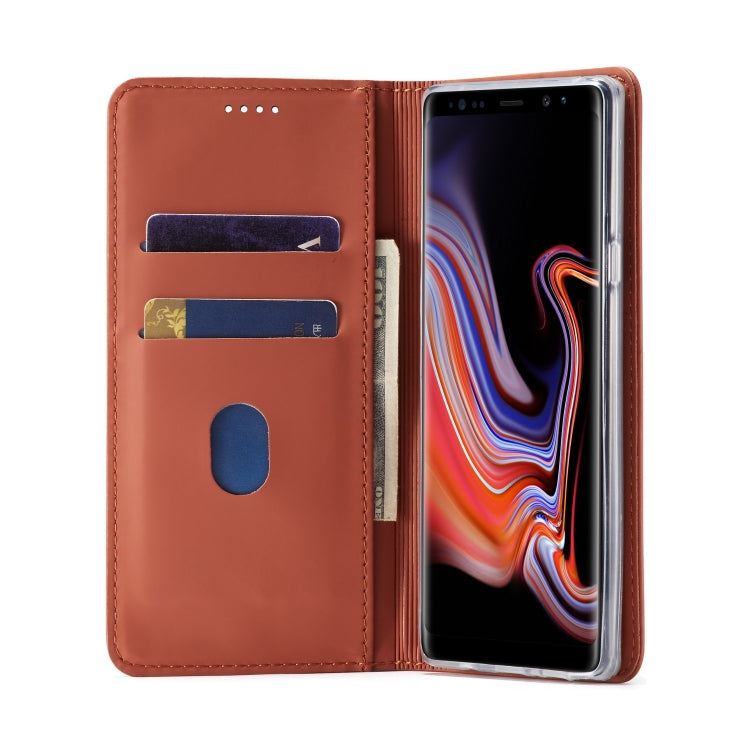 For Galaxy Note9 LC.IMEEKE LC-002 Series Skin Hand Feeling PU + TPU Horizontal Flip Leather Case with Holder & Card Slot & Wallet