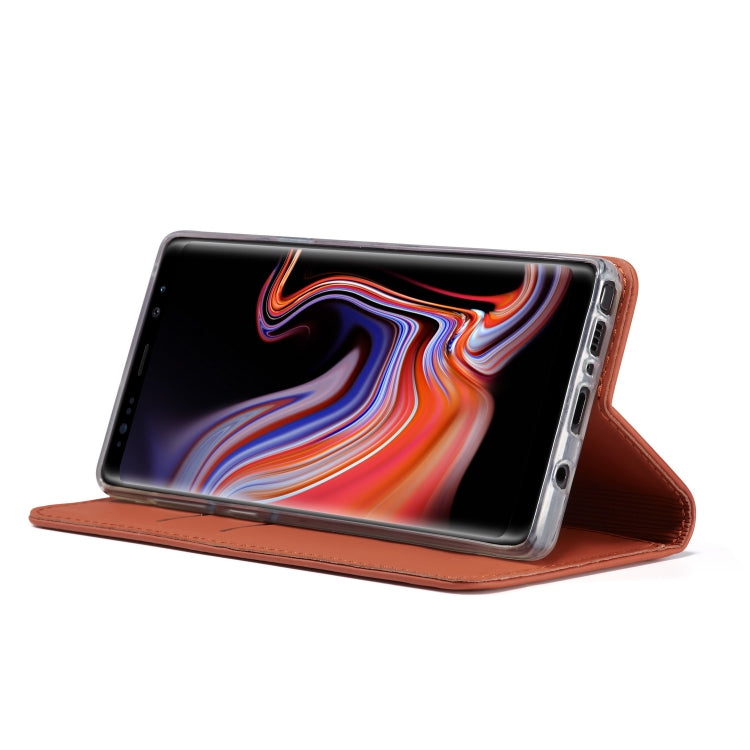 For Galaxy Note9 LC.IMEEKE LC-002 Series Skin Hand Feeling PU + TPU Horizontal Flip Leather Case with Holder & Card Slot & Wallet