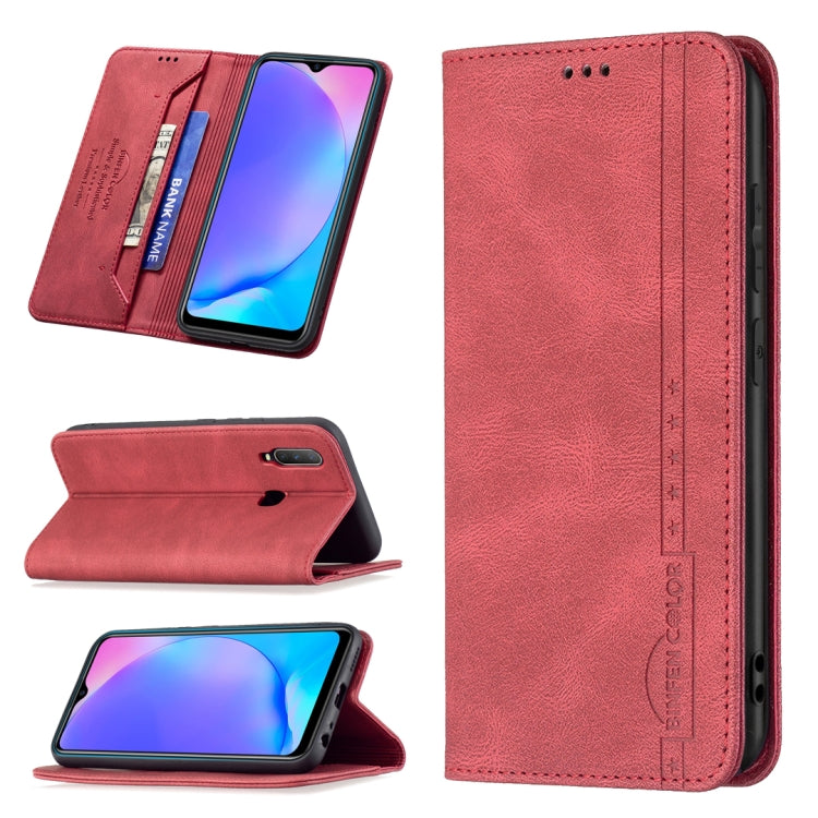 For vivo Y11 / Y15 / Y12 / Y17 Magnetic RFID Blocking Anti-Theft Leather Case with Holder & Card Slots & Wallet