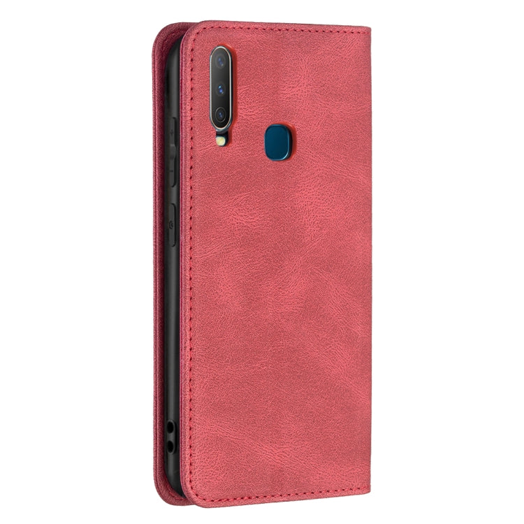 For vivo Y11 / Y15 / Y12 / Y17 Magnetic RFID Blocking Anti-Theft Leather Case with Holder & Card Slots & Wallet