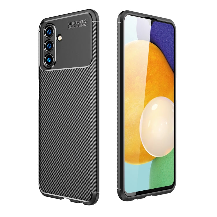 For Samsung Galaxy A13 5G Carbon Fiber Texture Shockproof TPU Case