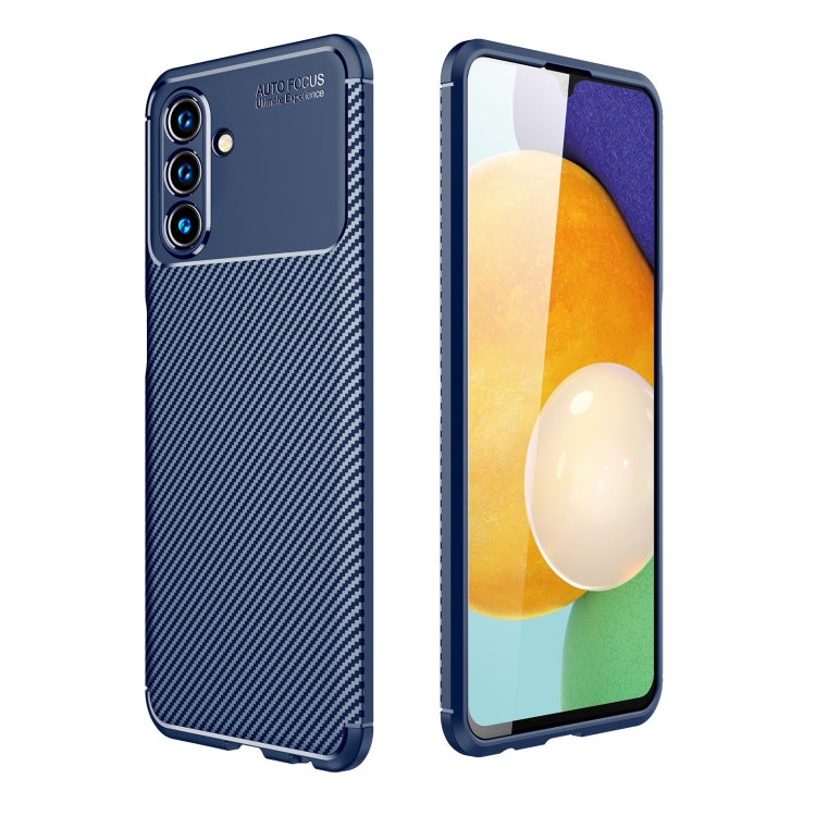 For Samsung Galaxy A13 5G Carbon Fiber Texture Shockproof TPU Case