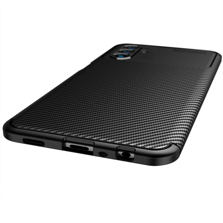 For Samsung Galaxy A13 5G Carbon Fiber Texture Shockproof TPU Case
