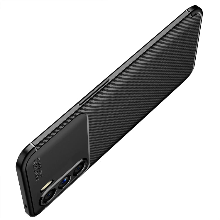 For OPPO K9 Pro Carbon Fiber Texture Shockproof TPU Case