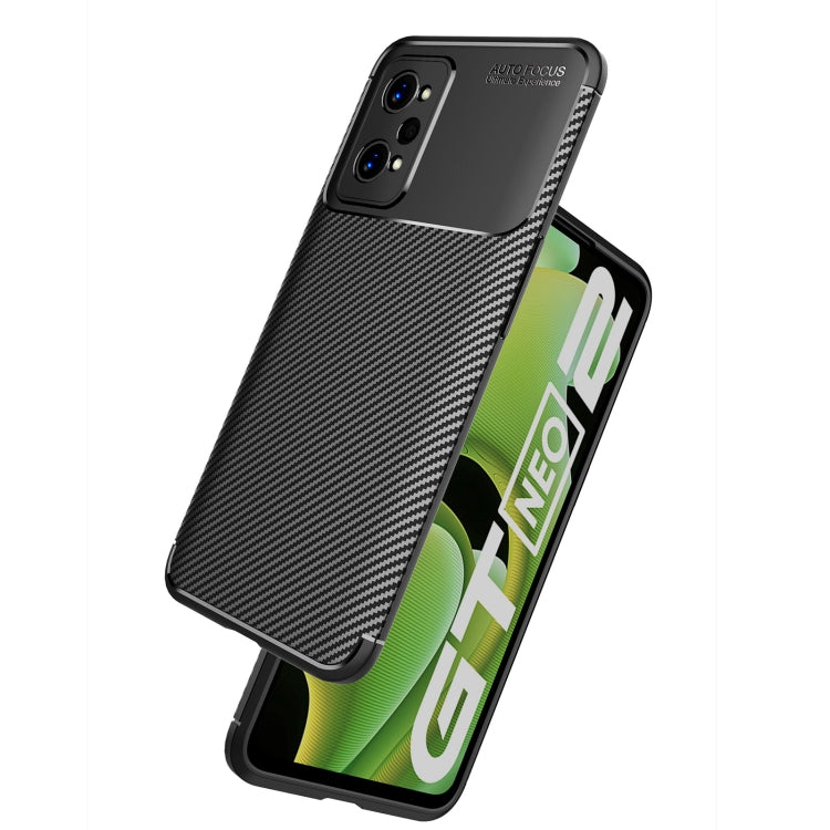 For OPPO Realme GT Neo2 Carbon Fiber Texture Shockproof TPU Case