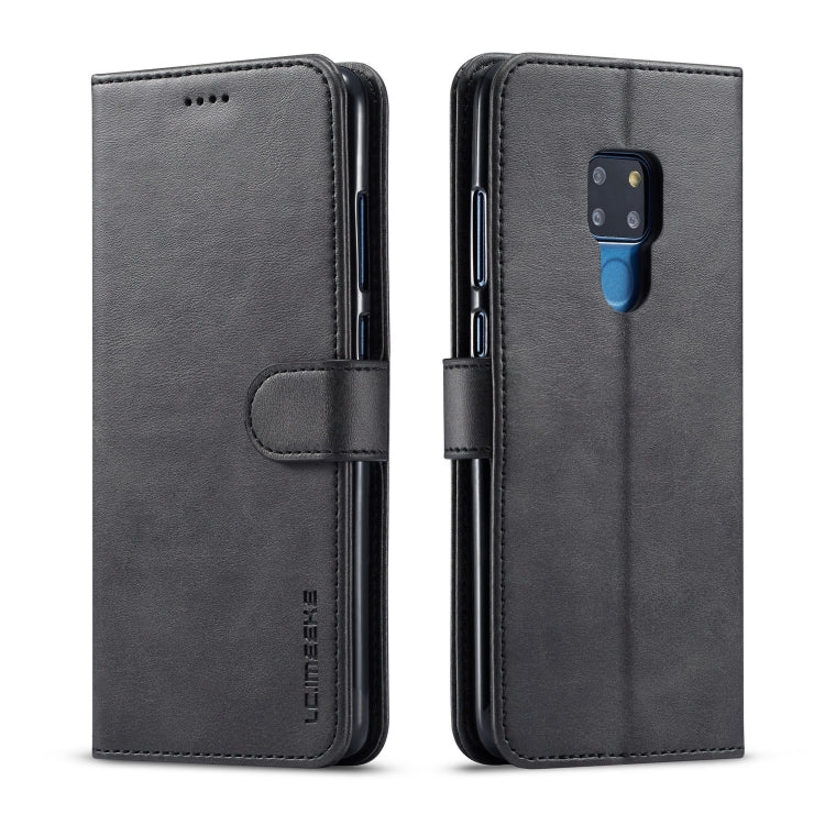 For Huawei Mate 20 LC.IMEEKE Calf Texture Horizontal Flip Leather Case, with Holder & Card Slots & Wallet