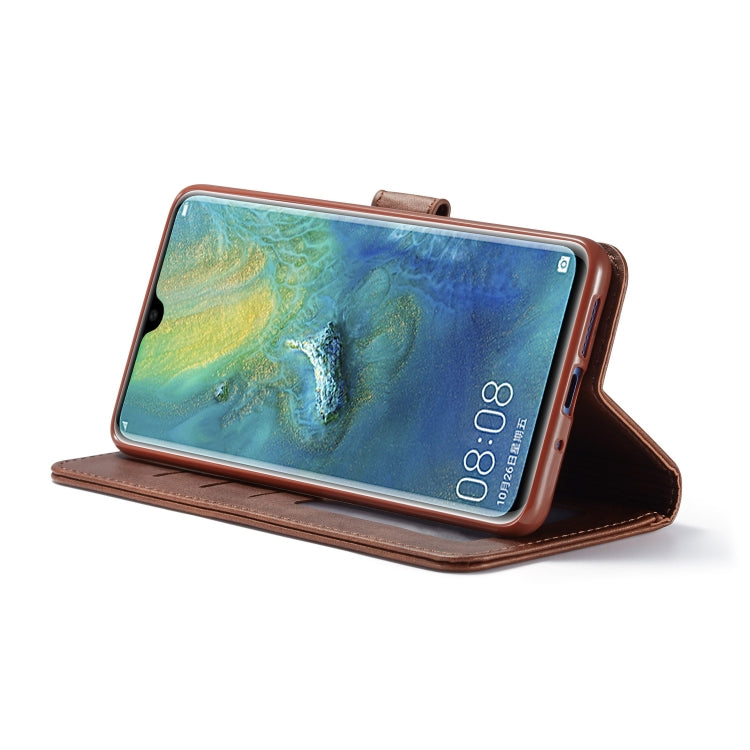 For Huawei Mate 20 LC.IMEEKE Calf Texture Horizontal Flip Leather Case, with Holder & Card Slots & Wallet