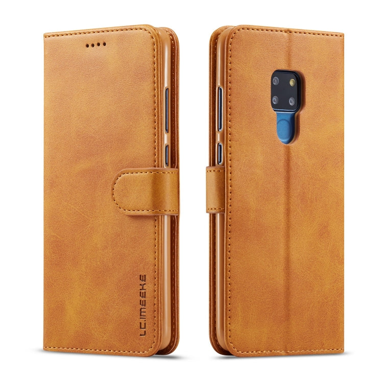 For Huawei Mate 20 LC.IMEEKE Calf Texture Horizontal Flip Leather Case, with Holder & Card Slots & Wallet