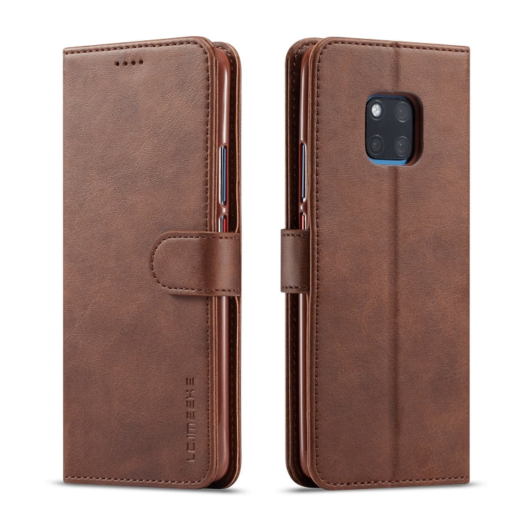 For Huawei Mate 20 Pro LC.IMEEKE Calf Texture Horizontal Flip Leather Case, with Holder & Card Slots & Wallet