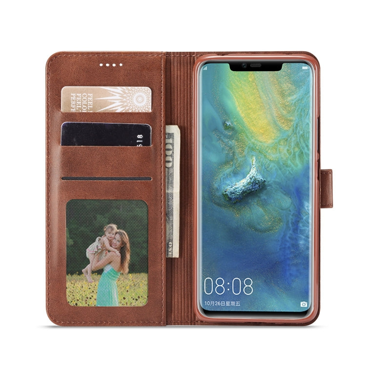 For Huawei Mate 20 Pro LC.IMEEKE Calf Texture Horizontal Flip Leather Case, with Holder & Card Slots & Wallet
