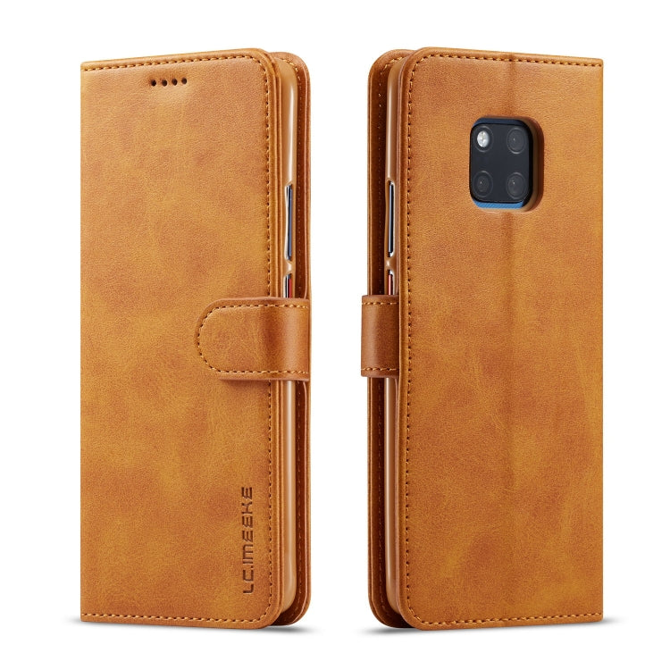 For Huawei Mate 20 Pro LC.IMEEKE Calf Texture Horizontal Flip Leather Case, with Holder & Card Slots & Wallet
