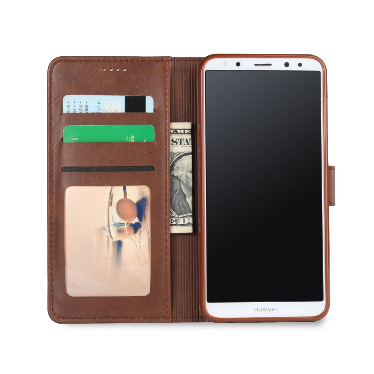 For Huawei Mate 10 Lite / Maimang 6 LC.IMEEKE Calf Texture Horizontal Flip Leather Case, with Holder & Card Slots & Wallet