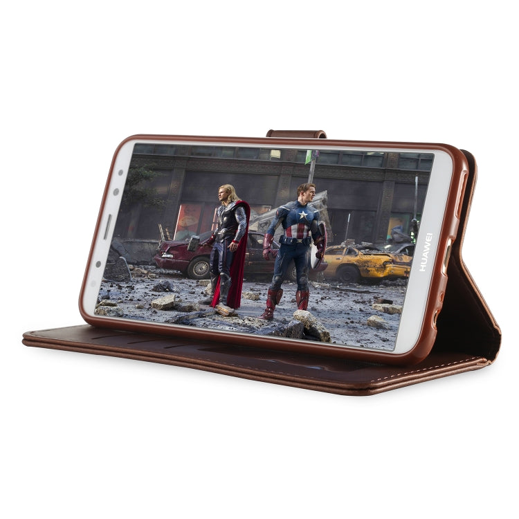 For Huawei Mate 10 Lite / Maimang 6 LC.IMEEKE Calf Texture Horizontal Flip Leather Case, with Holder & Card Slots & Wallet
