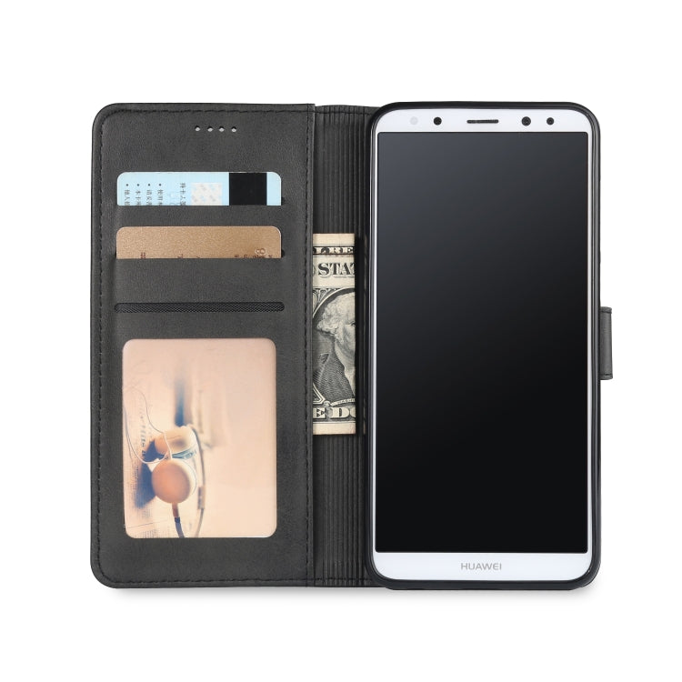 For Huawei Mate 10 Lite / Maimang 6 LC.IMEEKE Calf Texture Horizontal Flip Leather Case, with Holder & Card Slots & Wallet