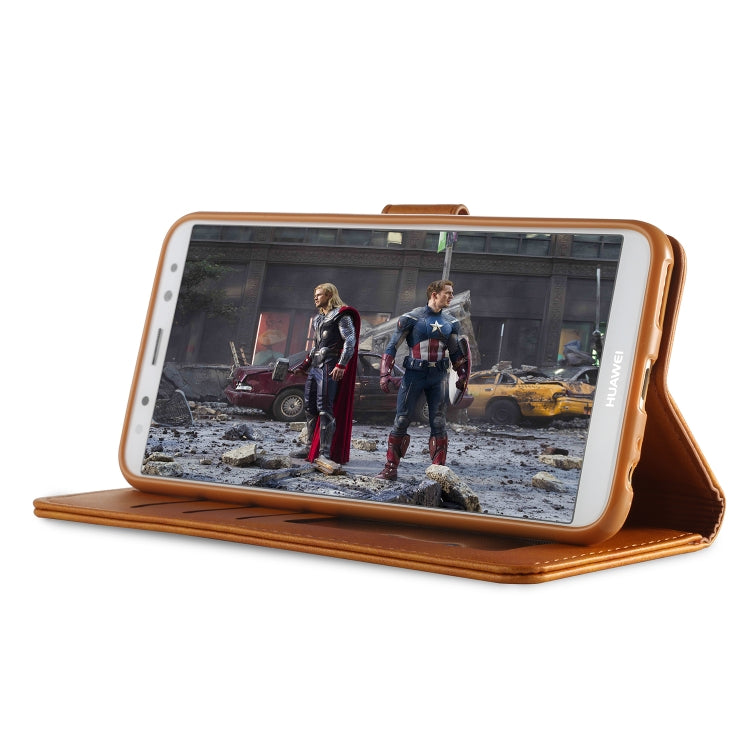 For Huawei Mate 10 Lite / Maimang 6 LC.IMEEKE Calf Texture Horizontal Flip Leather Case, with Holder & Card Slots & Wallet