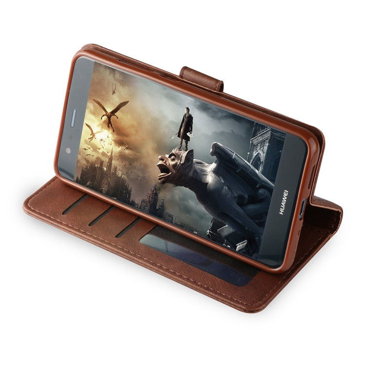 For Huawei P10 Lite LC.IMEEKE Calf Texture Horizontal Flip Leather Case, with Holder & Card Slots & Wallet
