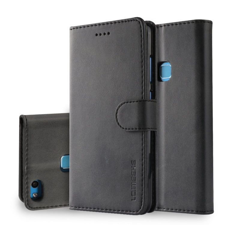 For Huawei P10 Lite LC.IMEEKE Calf Texture Horizontal Flip Leather Case, with Holder & Card Slots & Wallet