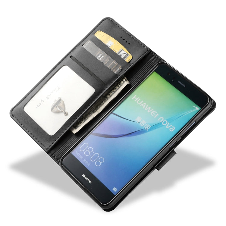 For Huawei P10 Lite LC.IMEEKE Calf Texture Horizontal Flip Leather Case, with Holder & Card Slots & Wallet