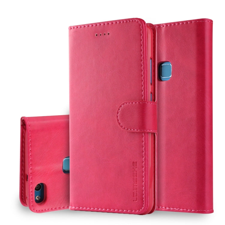 For Huawei P10 Lite LC.IMEEKE Calf Texture Horizontal Flip Leather Case, with Holder & Card Slots & Wallet