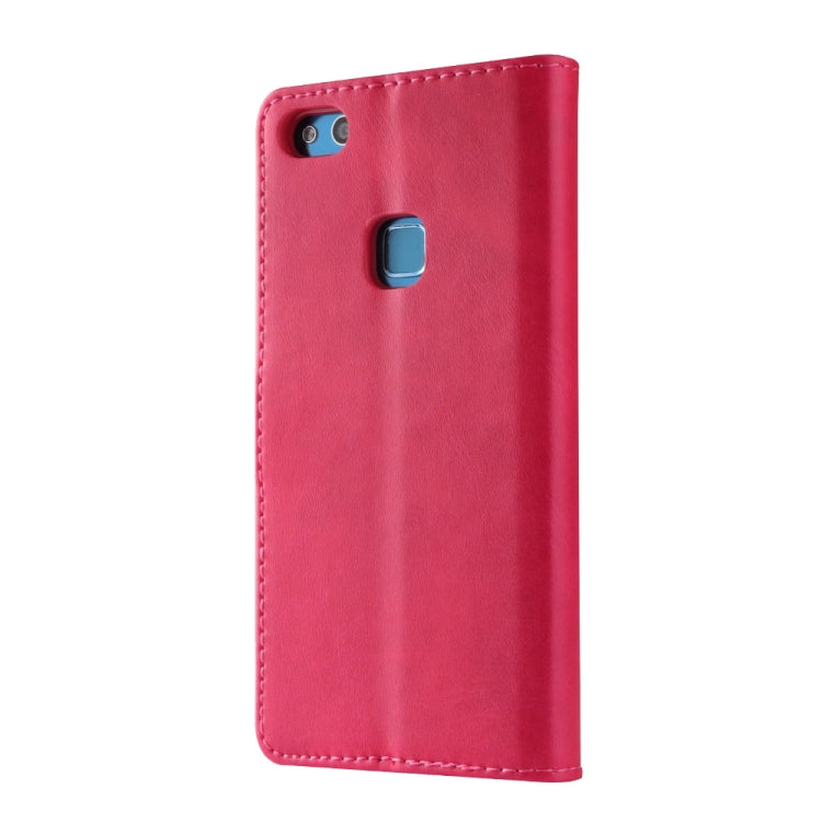 For Huawei P10 Lite LC.IMEEKE Calf Texture Horizontal Flip Leather Case, with Holder & Card Slots & Wallet