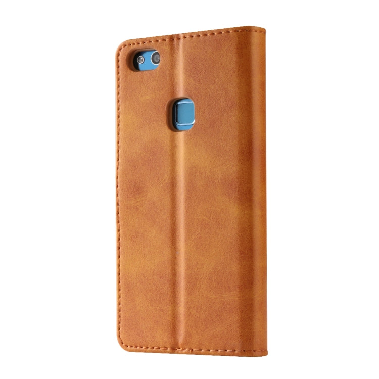 For Huawei P10 Lite LC.IMEEKE Calf Texture Horizontal Flip Leather Case, with Holder & Card Slots & Wallet