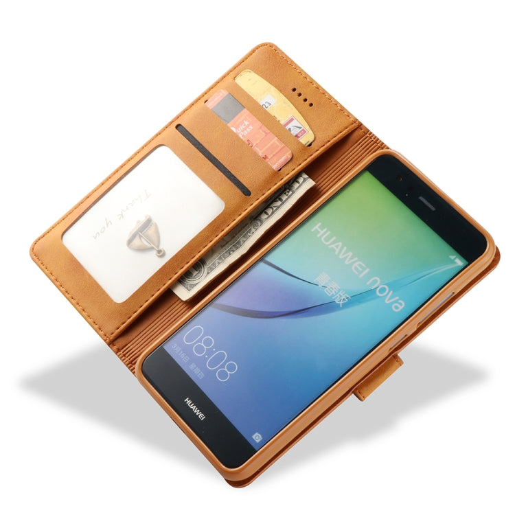 For Huawei P10 Lite LC.IMEEKE Calf Texture Horizontal Flip Leather Case, with Holder & Card Slots & Wallet