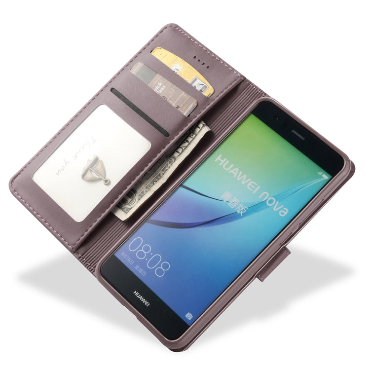 For Huawei P10 Lite LC.IMEEKE Calf Texture Horizontal Flip Leather Case, with Holder & Card Slots & Wallet