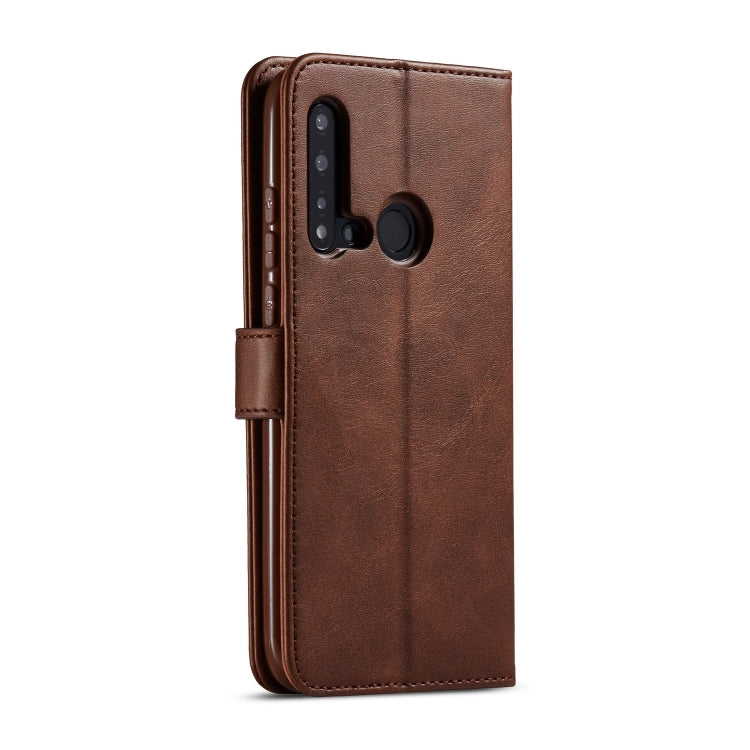 For Huawei P20 Lite 2019 / Nova 5i LC.IMEEKE Calf Texture Horizontal Flip Leather Case, with Holder & Card Slots & Wallet