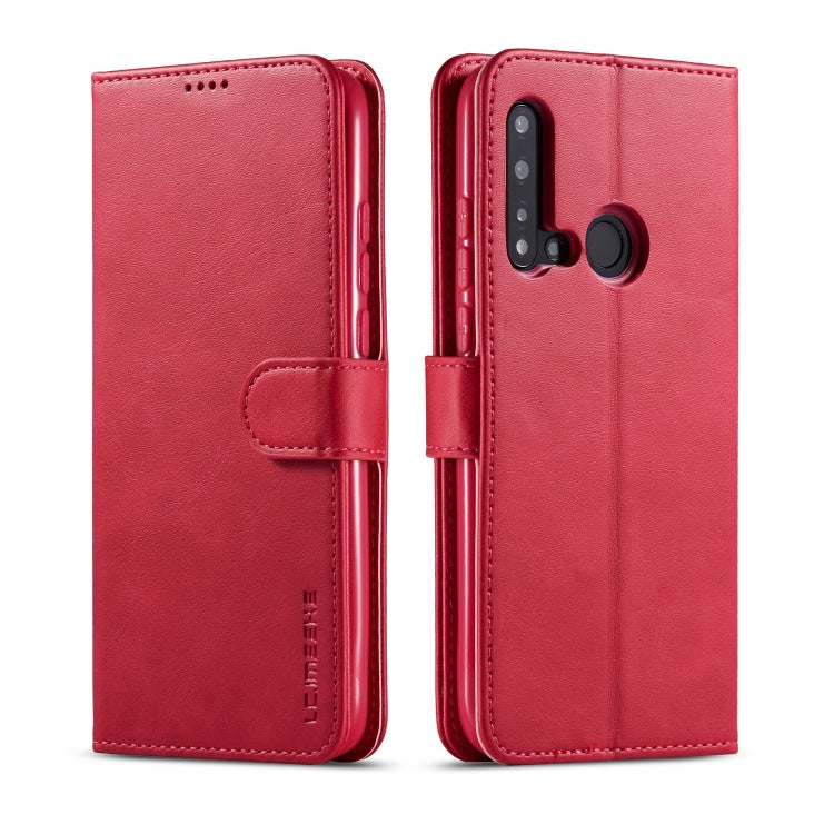 For Huawei P20 Lite 2019 / Nova 5i LC.IMEEKE Calf Texture Horizontal Flip Leather Case, with Holder & Card Slots & Wallet