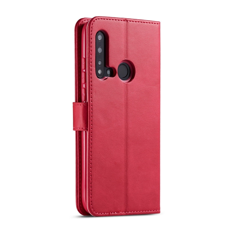 For Huawei P20 Lite 2019 / Nova 5i LC.IMEEKE Calf Texture Horizontal Flip Leather Case, with Holder & Card Slots & Wallet