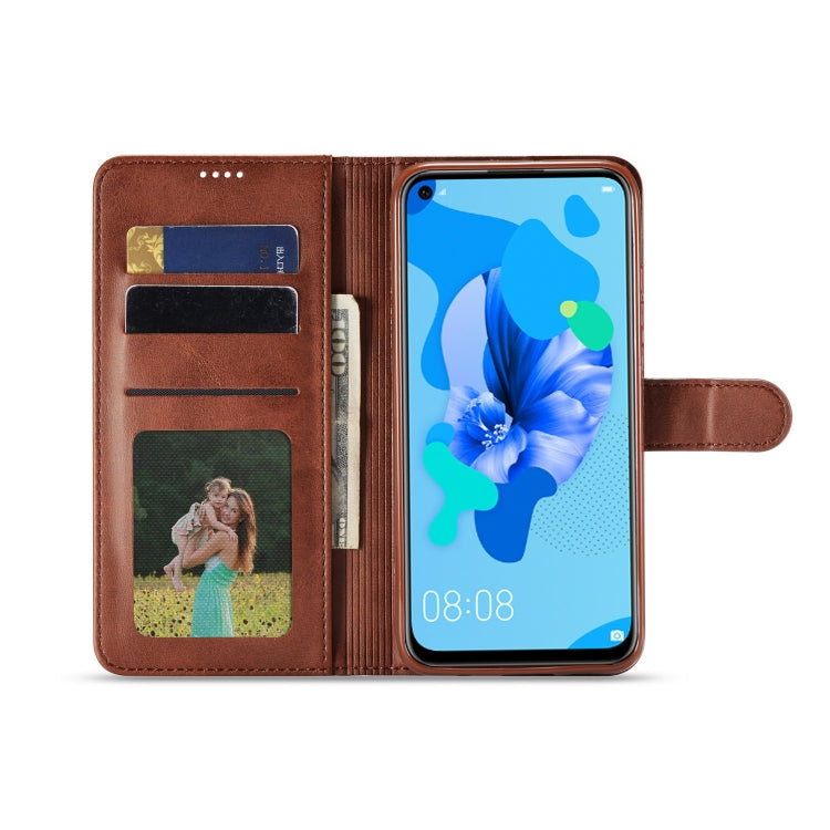 For Huawei P20 Lite 2019 / Nova 5i LC.IMEEKE Calf Texture Horizontal Flip Leather Case, with Holder & Card Slots & Wallet
