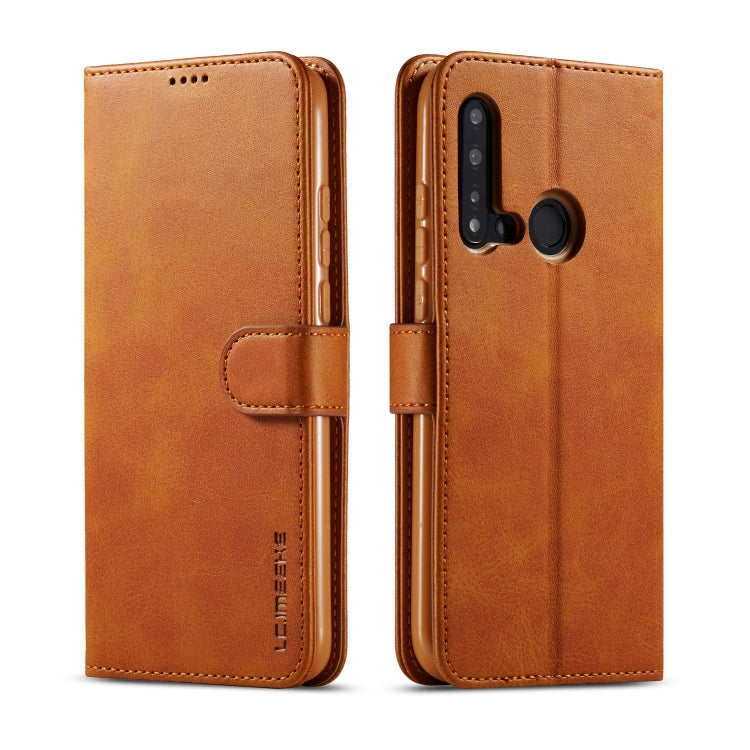 For Huawei P20 Lite 2019 / Nova 5i LC.IMEEKE Calf Texture Horizontal Flip Leather Case, with Holder & Card Slots & Wallet