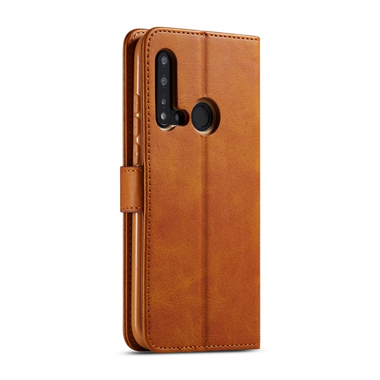 For Huawei P20 Lite 2019 / Nova 5i LC.IMEEKE Calf Texture Horizontal Flip Leather Case, with Holder & Card Slots & Wallet