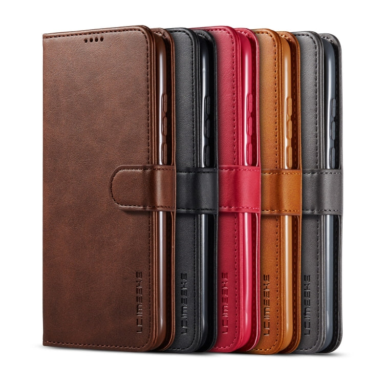 For Huawei P20 Lite 2019 / Nova 5i LC.IMEEKE Calf Texture Horizontal Flip Leather Case, with Holder & Card Slots & Wallet