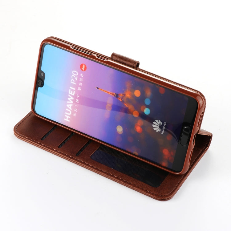 For Huawei P20 LC.IMEEKE Calf Texture Horizontal Flip Leather Case, with Holder & Card Slots & Wallet