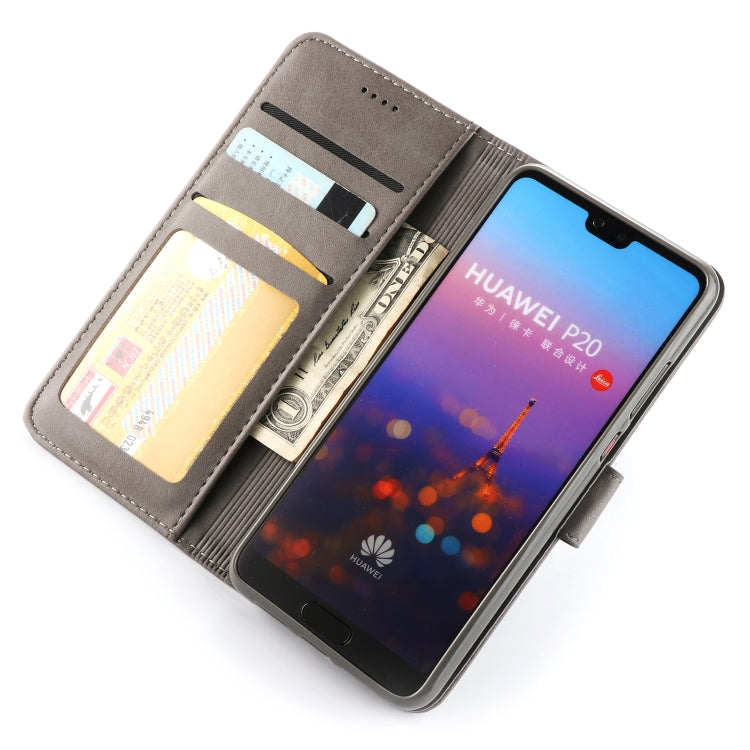 For Huawei P20 LC.IMEEKE Calf Texture Horizontal Flip Leather Case, with Holder & Card Slots & Wallet