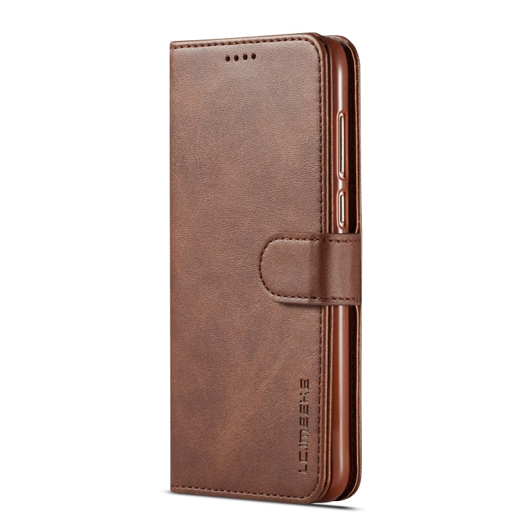 For Huawei P smart /Enjoy 7S LC.IMEEKE Calf Texture Horizontal Flip Leather Case, with Holder & Card Slots & Wallet