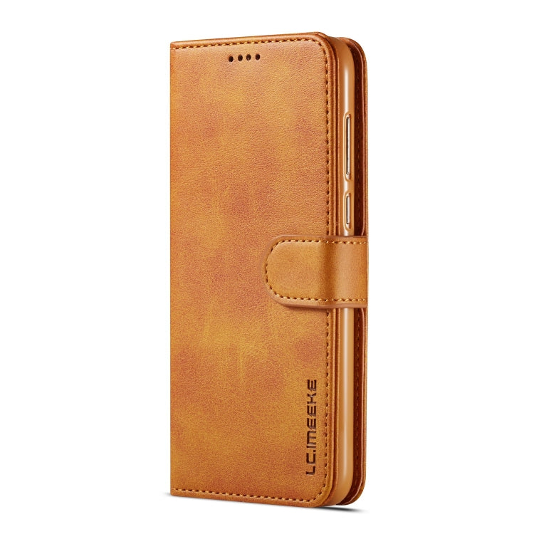 For Huawei P smart /Enjoy 7S LC.IMEEKE Calf Texture Horizontal Flip Leather Case, with Holder & Card Slots & Wallet