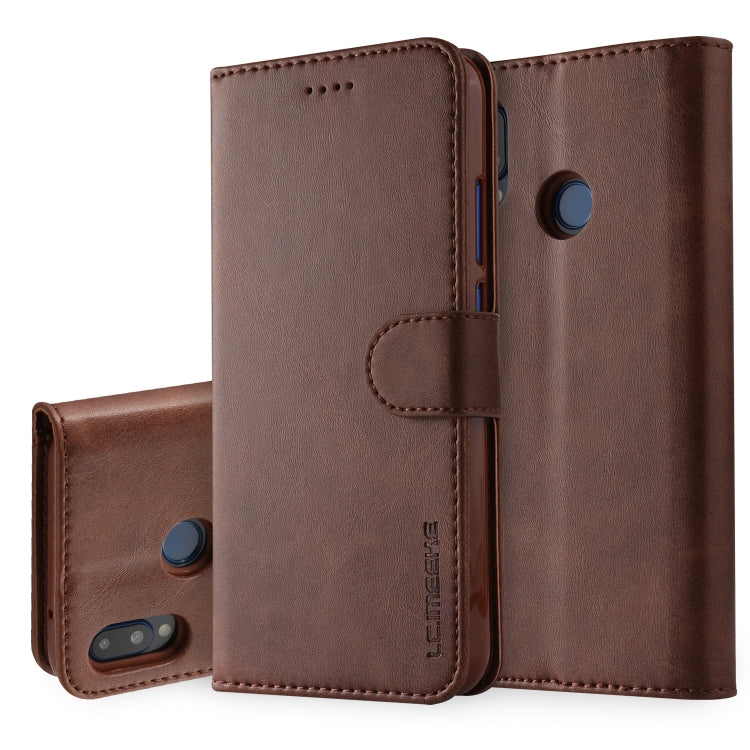 For Huawei P20 Lite / Nova 3e LC.IMEEKE Calf Texture Horizontal Flip Leather Case, with Holder & Card Slots & Wallet