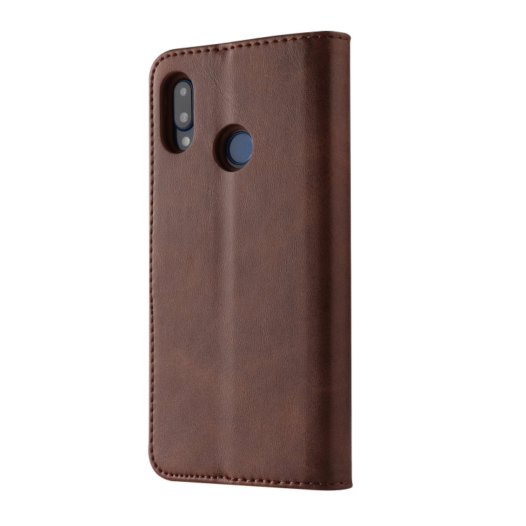 For Huawei P20 Lite / Nova 3e LC.IMEEKE Calf Texture Horizontal Flip Leather Case, with Holder & Card Slots & Wallet