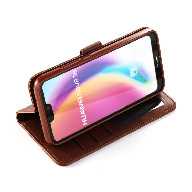 For Huawei P20 Lite / Nova 3e LC.IMEEKE Calf Texture Horizontal Flip Leather Case, with Holder & Card Slots & Wallet