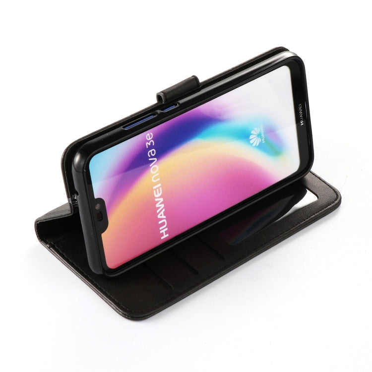 For Huawei P20 Lite / Nova 3e LC.IMEEKE Calf Texture Horizontal Flip Leather Case, with Holder & Card Slots & Wallet