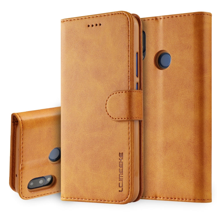 For Huawei P20 Lite / Nova 3e LC.IMEEKE Calf Texture Horizontal Flip Leather Case, with Holder & Card Slots & Wallet